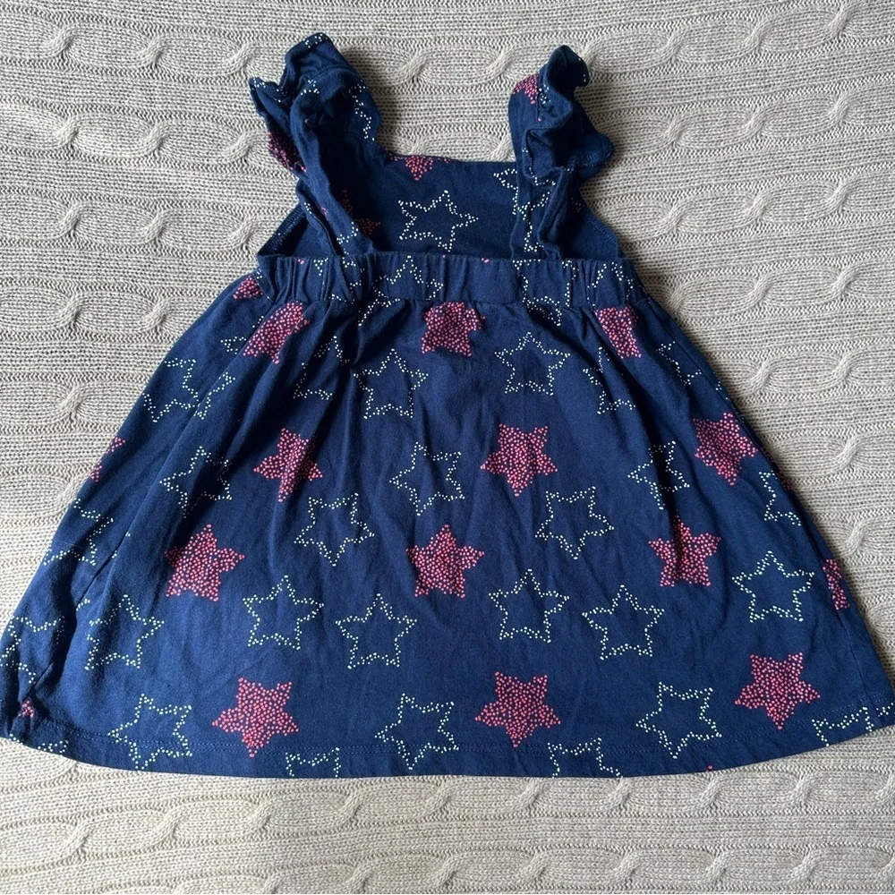 EUC Carter’s 3pc Baby Girl 4th of July Dress Bundle, Stars and Stripes, 18 Mo